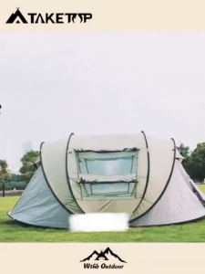 Quickly open portable Automatic Tent for 3-4 People Waterproof Dome Beach Hiking Family Camping