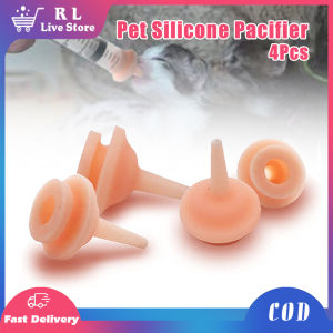 4pcs Soft Pet Silicone Pacifier Small Pet Feeding Nipple for Kittens Puppies Rabbits Small Animals