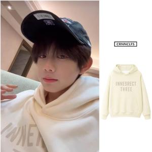 Chen Yiheng Same Style American Fashion Brand Hooded Sweatshirt Fashion Brand Couples Coat Casual Long Sleeves Top Clothes Hoodie
