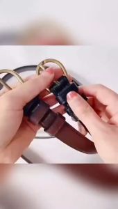 Black & Brown Casual Women's Belts: Porous Leather & Comfortable Everyday Options