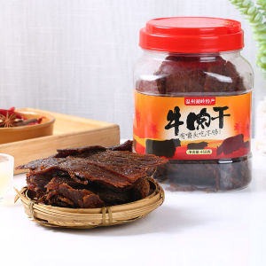 Tianjiao Beef Jerky Wenzhou Huilin Hand Torn Five Spice Honey Glazed Spicy Snacks Small Packaged Bucket Aged Beef Snacks