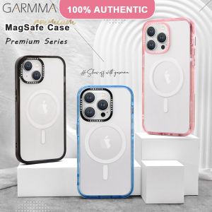 (Premium Series)100% Authentic GARMMA iPhone Case for iPhone15 Casing Transparent 15pro 15promax Case MagSafe 15Plus 14 14pro 14promax 14plus 13 Anti-drop Anti-yellowing Shockproof Full Protection MYP30