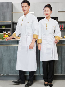 Waterproof Breathable Chef Work Uniforms Professional Kitchen Apparel Autumn Winter New Style Restaurant Catering Workwear Customizable Logo