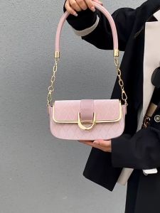 BAO138 Tas Selempang Kulit Wanita Tas Hp Bahu Cewek Slingbag Mini Rantai