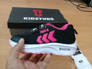 Sepatu Sekolah Anak Perempuan Laki Laki  Sepatu Warna Hitam Murah Tali Perekat Rekat Kecil Tanggung Umur 6-10 Tahun PAUD TK SD SMP SMA Kelas 1 2 3 4 5 6 7 8 9 0-KIDZTUBS1852040824