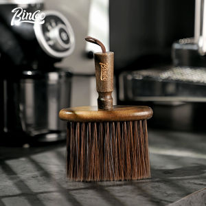 Bincoo 7 chiếc cà phê Bộ cọ Espresso Bộ cọ bao gồm máy Máy xay cà phê gỗ bàn chải làm sạch và nylon Espresso bàn chải