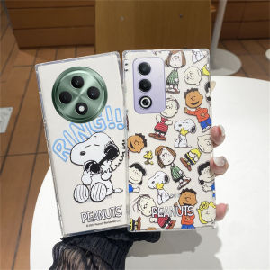 เคสโทรศัพท์ Phone Case OPPO A3 Pro OPPO Reno12 F Reno 12 Pro F 5G การ์ตูนน่ารักใหม่แฟชั่น Snoopy เคส ซิลิโคนบางเฉียบป้องกันการตกฝาหลัง2024