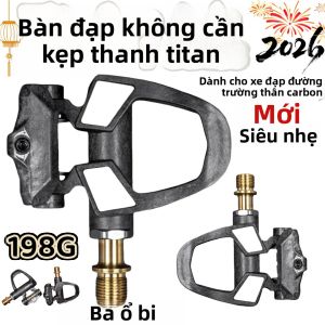 Hệ Thống Bàn Đạp Xe Đạp Đường Trường Bằng Titan Siêu Nhẹ SPD SL Với Bàn Đạp Tự Khóa Bằng Carbon Cho Xe Đạp Tương Thích Shimano