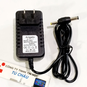 Adapter DC 6V - 2A hai đầu gồm đầu cắm 5.5mm x 2.1mm Và 4.0mm x 1.7mm (chất lượng)
