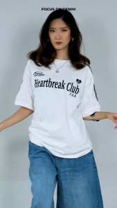 FOD Kaos Wanita Heartbreak Offwhite 12173F4OW