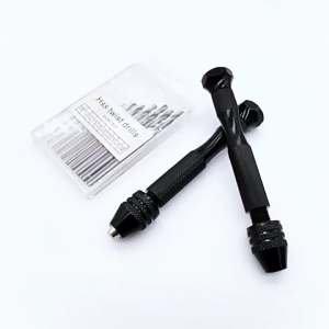 NEW COD Taffware Bor Tangan Manual Kayu Mini HSS Twist Drills Bonus 10 Mata Bor Lengkap 3003