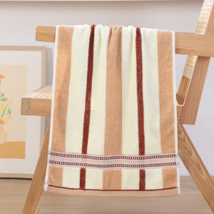 Large Size Pure Cotton Bath Towel for Fitness And Shower Home Use Non-Shedding Color Fast Absorbent Towel Face Towel