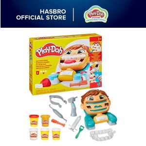 Play-Doh Silly Smiles Dentist Kit Kids Arts & Crafts Toys for 3 Year Old Girls & Boys & Up 7 Accessories & 5 Modeling Compound Cans
