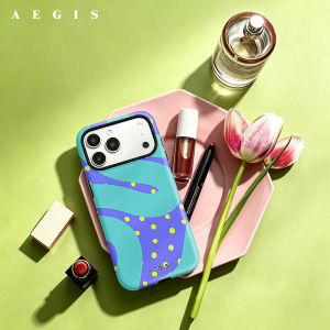 Potdemiel | Doodle Sky Rainbow Double Layer Hard Shell for iPhone 17 16 15 14 Plus 13 Pro Max Anti-Drop Shockproof PC Case