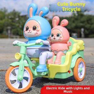 Educational Electric Toy Rabbit Tricycle