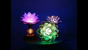 Đèn thờ hoa sen tụng kinh 50 Bài Đèn Trang Trí Bàn Thờ Gia Tiên