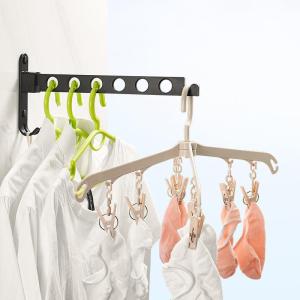 Extendable Folding Indoor Outdoor Wall Mounted Clothes Drying Rack