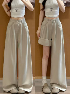 LANMENGYA | Kaki Beige Comfort Fabric Summer Slim-fit Trousers