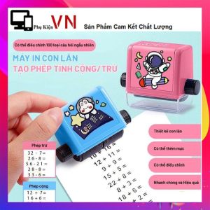 Máy In Con Lăn Tạo Phép Tính Cộng Trừ Nhân Chia - Máy Tạo Phép Tính Đơn Giản Ra Bài Tập Cho Bé Học Toán Con Lăn Phép Tính Thông Minh Dành Riêng Cho Bé