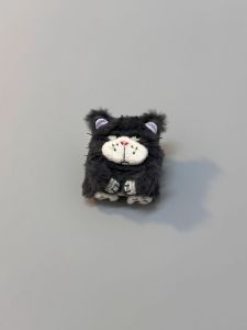 Cute Gray Stuffed Cat Applicable AirPods Protective Cover Three Generations Pro2 Apple Wireless Bluetooth Earphone Cover Airpodspro Protective Case Second Generation Airpods2/3 Generation Package IPods Soft