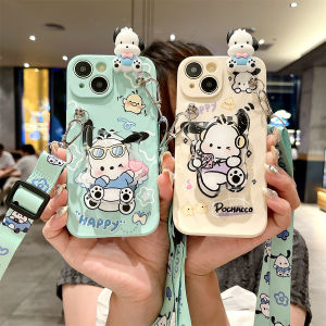 Cute Cartoon Stand Phone Case for Listening to Music Pachat Dog Compatible with Vivo X30 X27 pro X23 X21 X20 plus X9 X7S