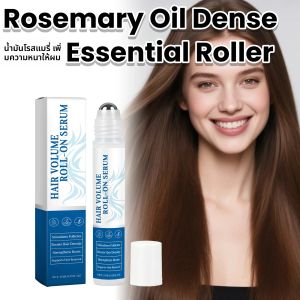 โรลออนน้ำมันโรสแมรี่บำรุงผมเสีย ช่วยให้ผมเรียบลื่น เงางาม นุ่มสลวย พร้อมนวดหนังศีรษะ