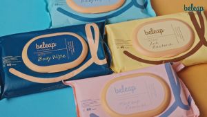 beleap Biodegradable MakeUp Removal Wet Wipe Tissue (1x 40s)- Extra Large Extra Thick