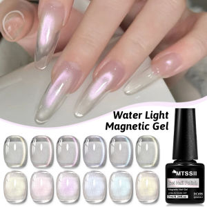 Water Light Cat Magnetic Gel Nail Polish Colored Glass Bead Effect Semi Permanent Soak Off UV LED Gel Varnish Nail Supplies DIY