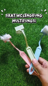 Sikat Kloset Wc Lengkung Bengkok Sudut Toilet - Closet Brush Bengkok Kamar Mandi