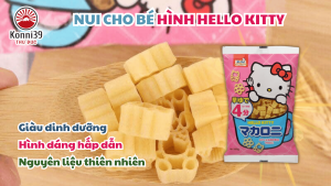 NUI CHO BÉ HÌNH HELLO KITTY NHẬT BẢN (GÓI 120GR)