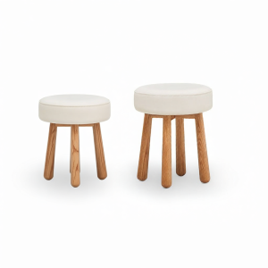 YUANSHI YUANSU | Solid Wood Modern Stylish Bedroom Stool