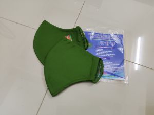 Khẩu Trang Xanh Lá CAND Có In Logo Chống Bụi Mịn Tốt