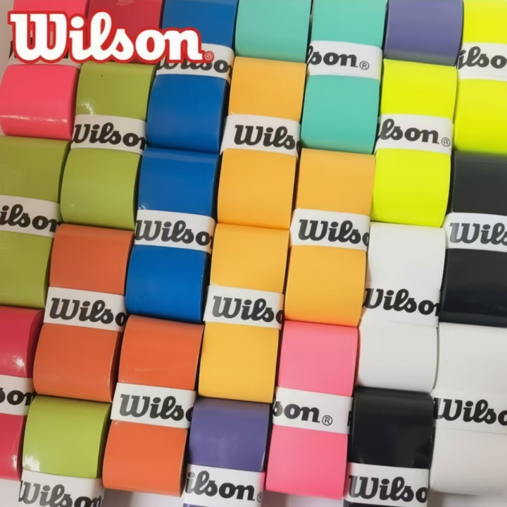 Wison Overgrip For Racket WILSON Tennis Racket Overgrip Sweat Band Absorption Grip PU Badminton ...