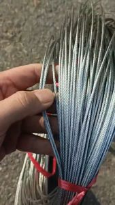 Dây cáp thép mạ kẽm Ø [ 2mm ]  (Giá/ 1 mét dây)