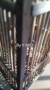 งานฝีมือ ช่าง 2 ทาง นกขุนช้างขุนแผน นกชมพูสวน นกชมเหมาะกับดักนกขนาดใหญ่ (ขนาดใหญ่) งานฝีมือ บ้านฝูง