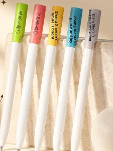 deli | Custom Quiet Fast Drying Black Ballpoint Pen 0.5mm