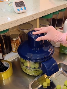 PHILOS Electric Fruit Peeler Grape Peeler Machine 50W Power Hands-Free Skin Remover for Berries Fruits  Fruit Prep Tool Effortless Peeling