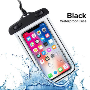 Transparent Waterproof Mobile Phone Pouch Neck Hanging Touchable Water Proof Case Outdoor Beach Swimming Phone Storage Sleeve