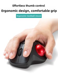 Sanwa Supply | Silent Dual-Mode (Wireless/Bluetooth) Trackball Mouse for Design and Drawing