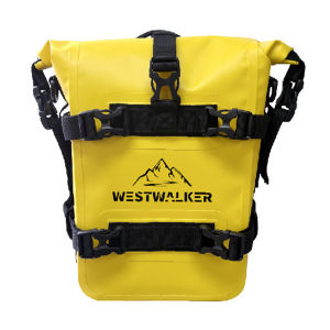 [Ueb Flagship Mall]Motorcycle Crash Bars Bag Solid Color Bumper Bag Waterproof Side Riding Hanging Bag 8L Large for Motorcycles Accessories