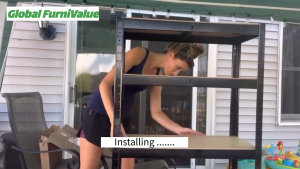 Global Load 600KG 6 layer Steel Rack Metal Rack Boltless Rack Goods Storage Shelf Metal Shelf Adjustable Rack