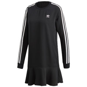 adidas | Flared Hem Long Sleeve Sports Dress