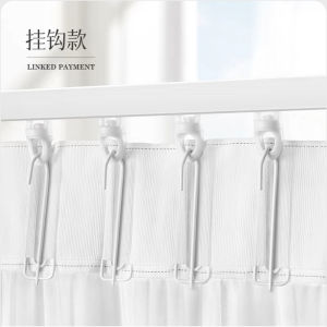Phantom Yarn White Yarn Gauze Curtain Mesh Curtains Light Transmission Nontransparent Window Screen Bay Window Living Room Balcony Half Shade Dream Scratch-Proof