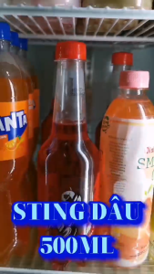 Nước tăng lực STING hương dâu tây đỏ chai 500ml