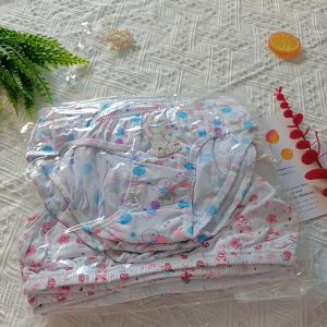 6-12pcs Kids Underwear Girls 5-15 Years Old Cotton & Spandex Panty for Teens Assorted Print