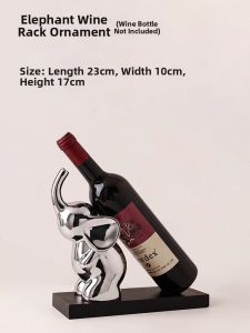 Luxurious Wine Rack Display Ornament