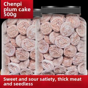 Japanese Style Preserved Arbutus with Orange Peel Extract Cake Non-Nuclear Purple Perilla Licorice Honey Flavored Plum Preserved Snacks Nine Procedure Preserved Plum Dried Fruit Pregnant Women