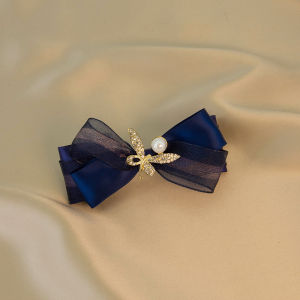 Handmade Korean Style Butterfly Knot Hair Clip Womens Top Hair Quantity Flower Hairpin Fabric Material Clamp Type