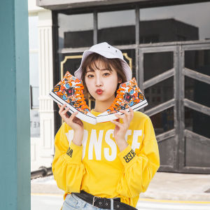 Trendy Hand-Painted High-Top Canvas Shoes Womens Hip Hop Style Color Block Slip-On Shoes Flat Bottom Rubber Outsole Casual Footwear