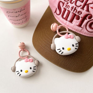 Sanrio | Cartoon Hello Kitty Sanrio Silicone Soft Protective For AirTag Case Locator Tracker Keychain Shell for Air Tag Case Cover
